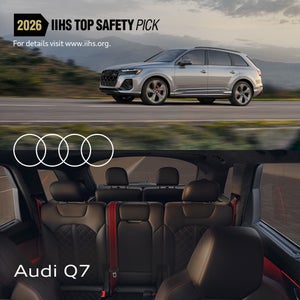 2026 Audi Q7 interior and front end.